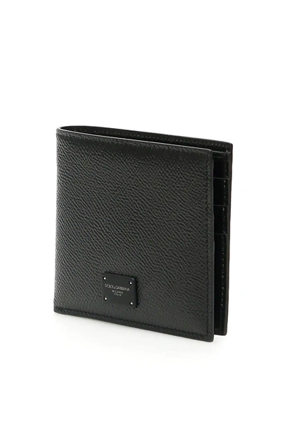 Shop Dolce & Gabbana Bifold Wallet In Black