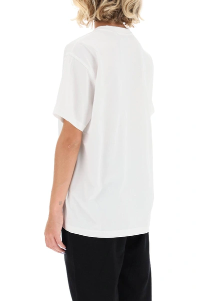 Shop Burberry Carrick Printed T-shirt In White
