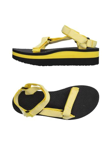 teva yellow sandals
