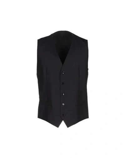 Shop Dolce & Gabbana Vests In Black