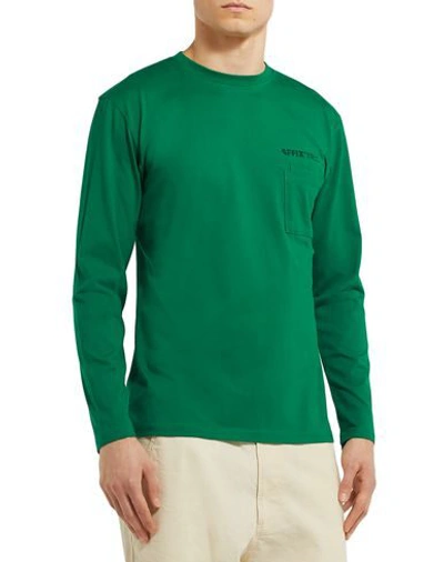 Shop Affix T-shirts In Green