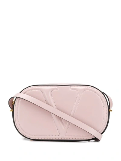 Shop Valentino Vlogo Walk Crossbody Bag In Pink