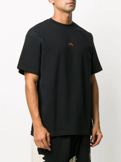 Shop A-cold-wall* Erosion Print T-shirt In Black