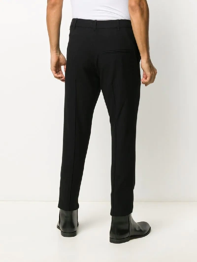 Shop Ann Demeulemeester Mid-rise Tailored Trousers In Black