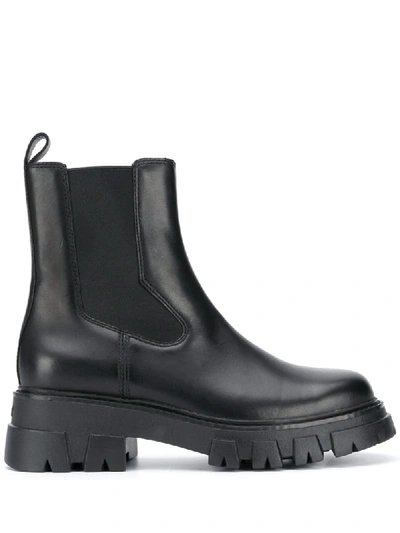 Shop Ash Loyd Chelsea Boots In Black