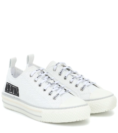 Shop Valentino Giggies Sneakers In White