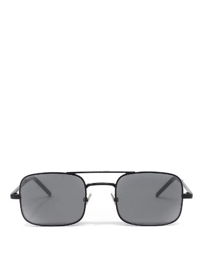 Shop Saint Laurent Sl 331 Sunglasses In Black