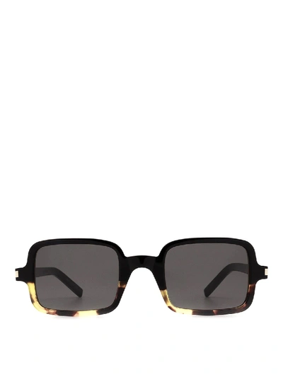 Shop Saint Laurent Sl 332 Sunglasses In Brown