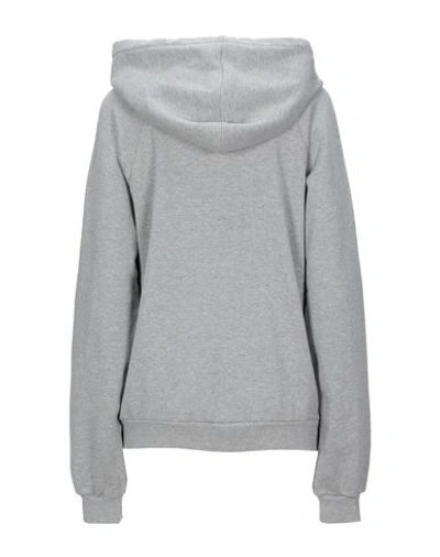 Shop Celine Hooded Sweatshirt In Grey