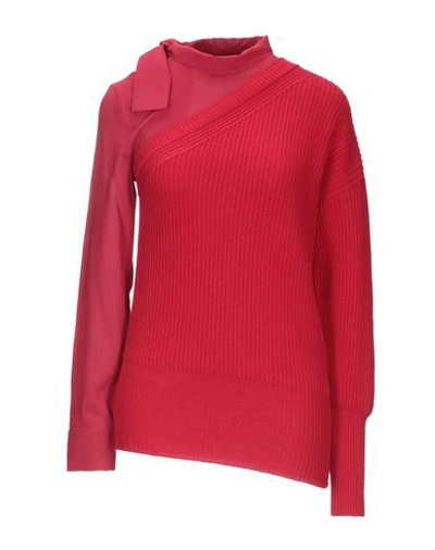 Shop Atos Lombardini Woman Sweater Red Size 12 Virgin Wool, Cashmere