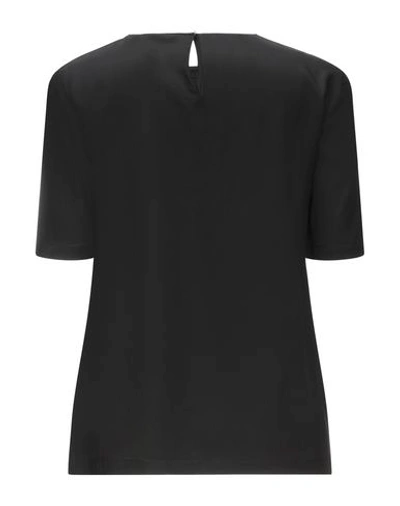 Shop Dolce & Gabbana Woman Top Black Size 0 Silk, Viscose, Polyester