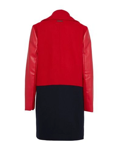 Shop Armani Exchange Coats In Red