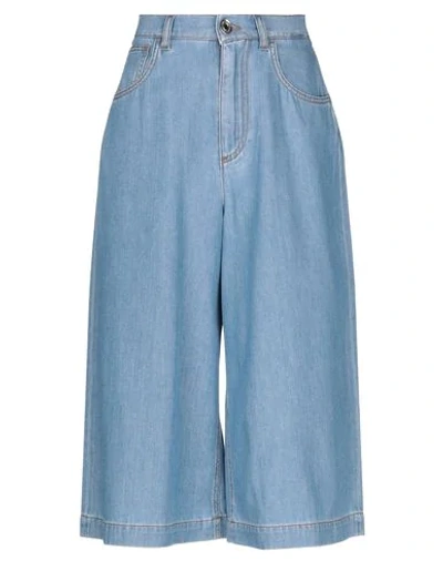 Shop Dolce & Gabbana Denim Cropped In Blue