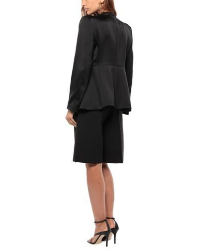 Shop Giorgio Armani Woman Suit Jacket Black Size 4 Mulberry Silk