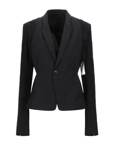 Shop Rick Owens Sartorial Jacket In Black