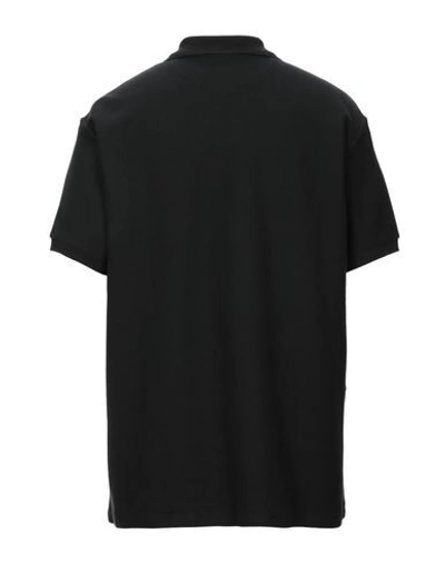 Shop Raf Simons Polo Shirts In Black