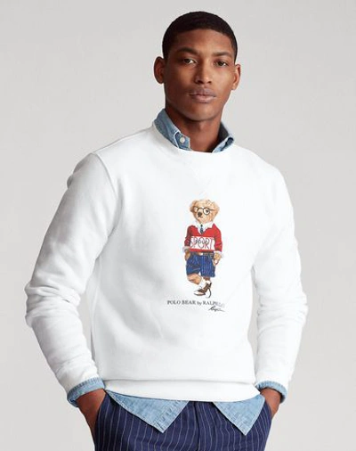 Shop Polo Ralph Lauren Sweatshirts In White