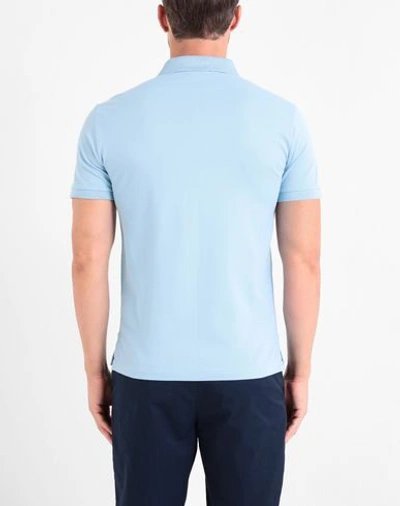 Shop Polo Ralph Lauren Polo Shirts In Sky Blue