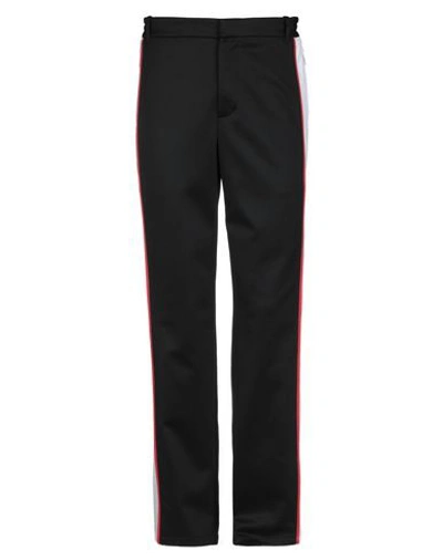 Shop Burberry Man Pants Black Size 38 Polyester, Cotton