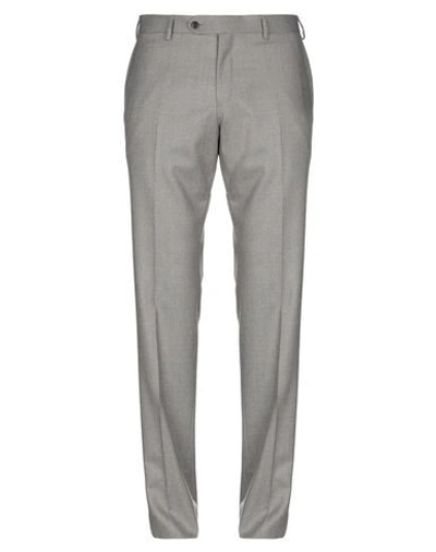 Shop Luigi Bianchi Mantova Casual Pants In Dove Grey