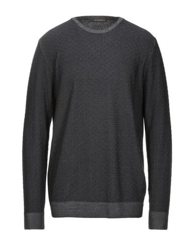 Shop Jeordie's Man Sweater Black Size Xl Merino Wool