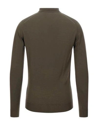Shop John Smedley Sweater In Military Green