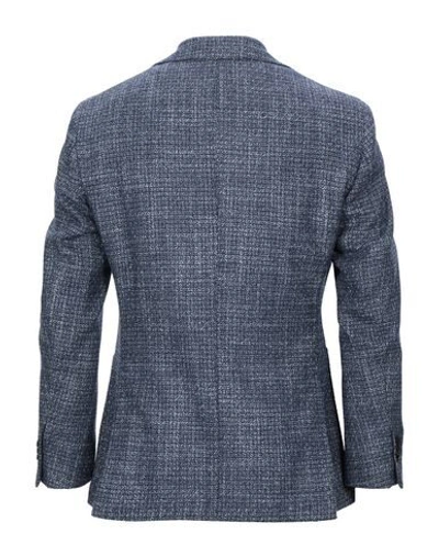 Shop Luigi Bianchi Mantova Suit Jackets In Blue