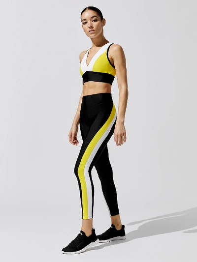 Shop Alala Bolt Tight In Black/white/yellow