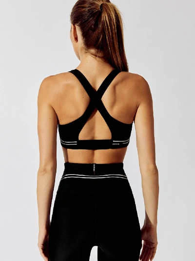 Shop Adam Selman Sport Cross Back Bra In Black