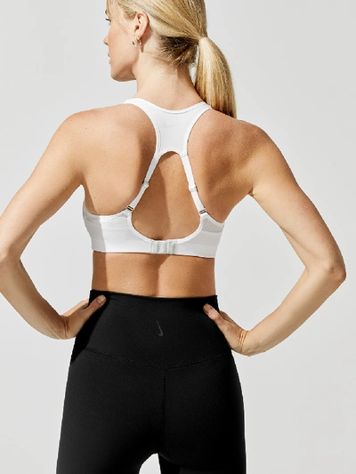 Shop Nike Alpha Bra In White/white