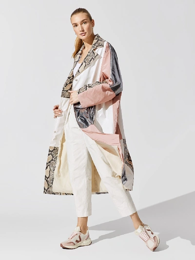 Shop Stand Studio Stacy Coat In Bbl/silver/white