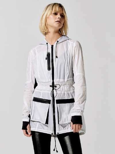 Shop Blanc Noir Airborne Jacket In White