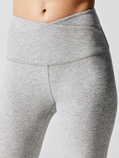 Shop Beyond Yoga At Your Leisure High Waisted Midi Legging In Silver Mist