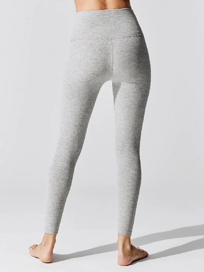 Shop Beyond Yoga At Your Leisure High Waisted Midi Legging In Silver Mist