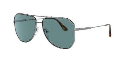 Shop Prada Man Sunglass Pr 63xs In Polar Green