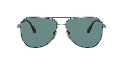 Shop Prada Man Sunglass Pr 63xs In Polar Green