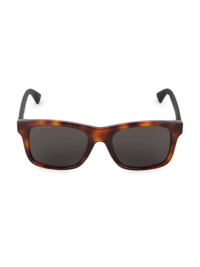 Shop Gucci 53mm Core Square Sunglasses In Havana