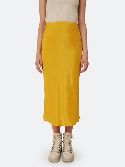 Shop The Fifth Label Long Gone Midi Skirt - L - Also In: Xl, S, Xxs, M, Xs In Yellow