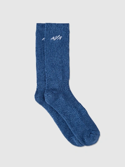 Shop N/a Socks N/a Ten Sock In Blue