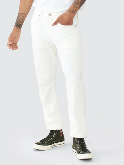 Shop Hudson Blake Slim Straight Jeans In White