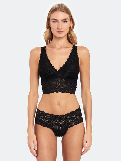 Shop Cosabella Never Say Never Hottie Low-rise Hotpant In Black