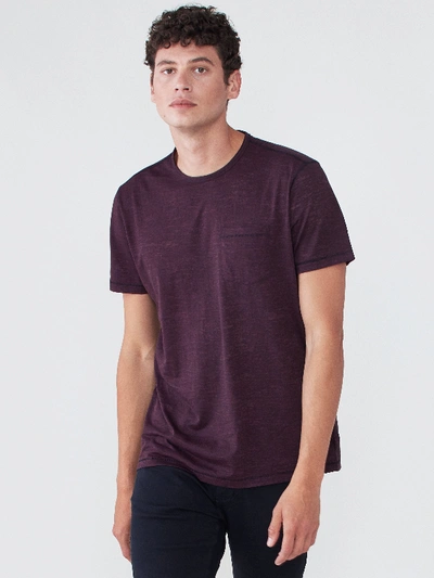 Shop John Varvatos Short Sleeve Burnout Crewneck T-shirt - S - Also In: M, Xxl, L In Red