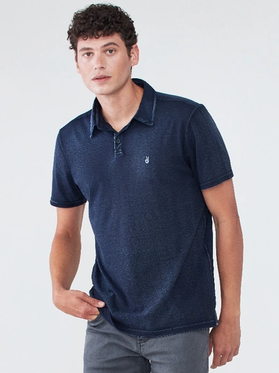 Shop John Varvatos Soft Collar Peace Polo Shirt - S - Also In: Xs In Blue