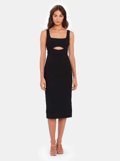 Shop Finders Keepers Nadia Cutout Midi Dress In Black