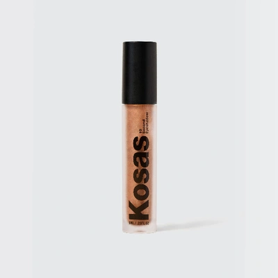 Shop Kosas 10-second Liquid Eyeshadow In Brown