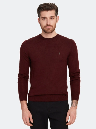 Shop Allsaints Mode Merino Wool Crewneck Sweater - Xxl - Also In: S, Xl, L In Red