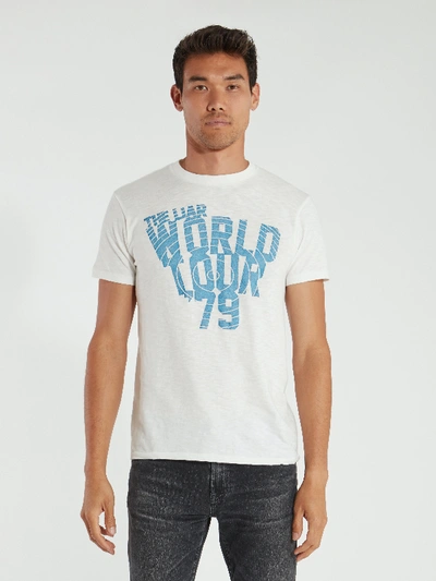 Shop Velva Sheen The Liar World Tour Crewneck T-shirt In White