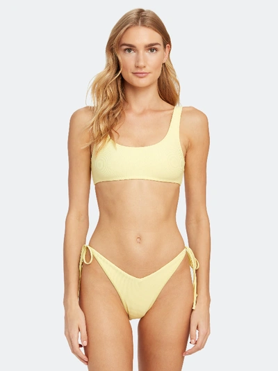 Shop Frankies Bikinis Connor Top - Xs - Also In: S In Yellow