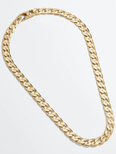 Shop Baublebar Large Michel Curb Chain Necklace - Gold