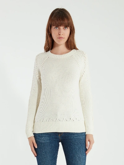 Shop Sail To Sable Pom Pom Sweater - Xs - Also In: Xl, L, Xxs In White